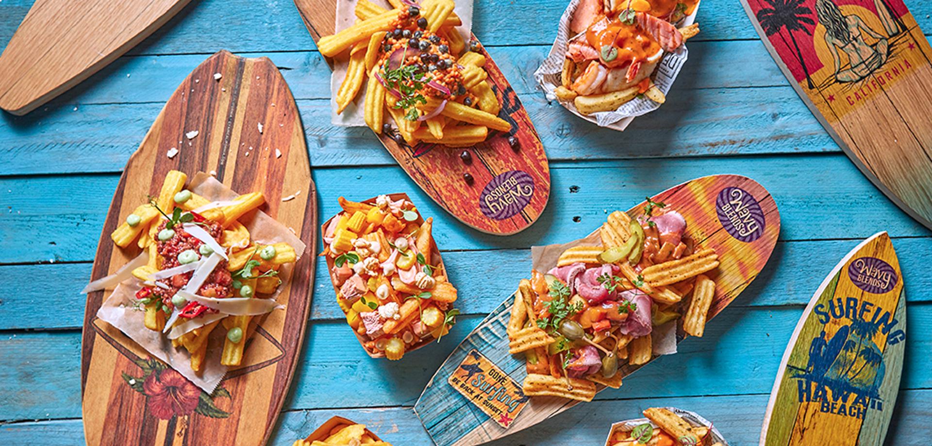 Aviko Wavy Blends pomfrit loaded fries