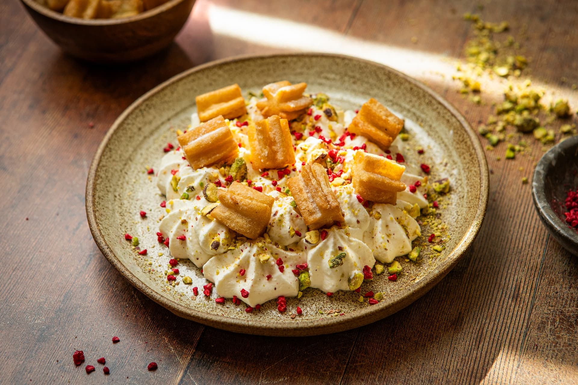 xxl_churros_s_pistacijama_i_limunom - Recepti Aviko Foodservice