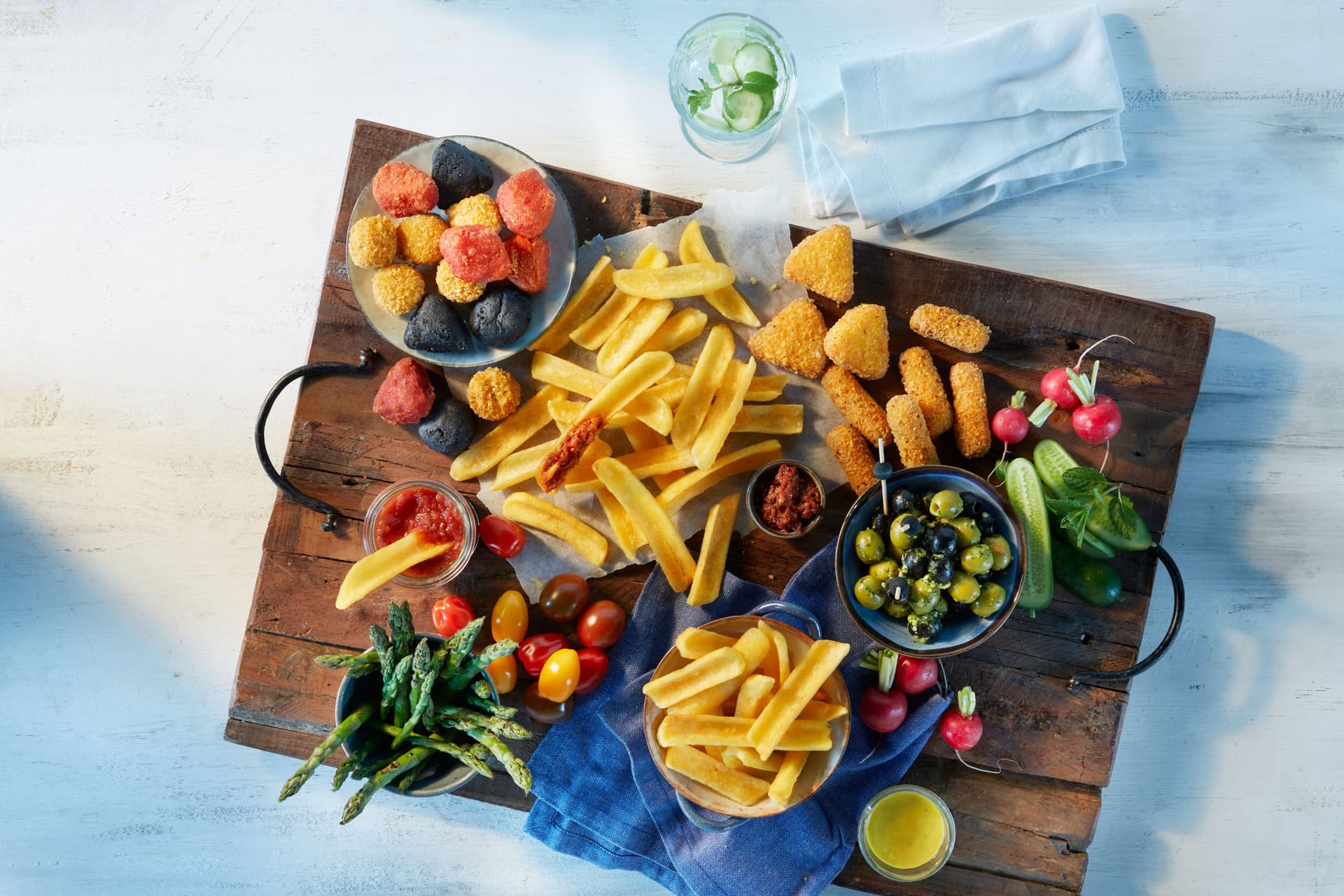 aviko horeca share the fun koncept predjela grip n dip pomfrit